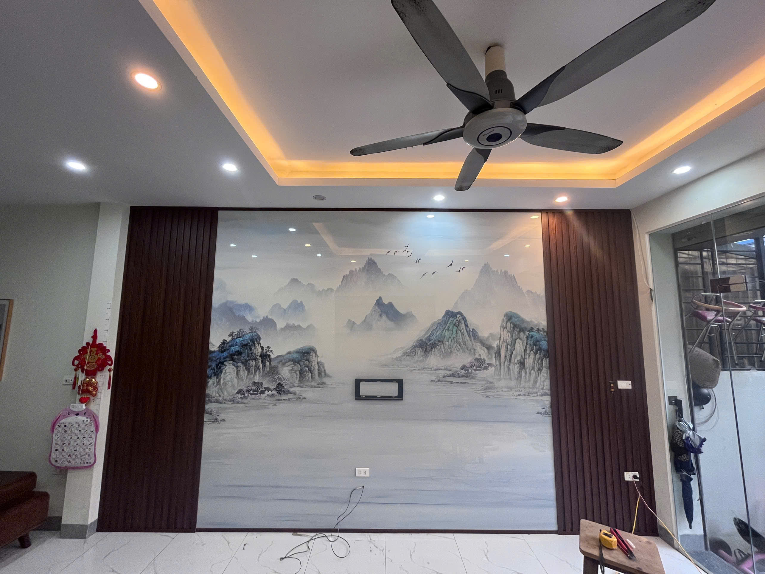 CÔNG TRÌNH LAM SÓNG PVC VÁCH NGĂN